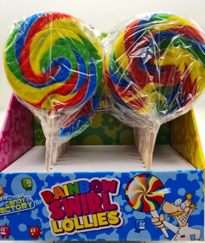 Large Rainbow Lollies