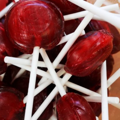 Mega Lollies - Cherry - Each