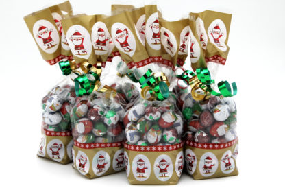 Christmas Foiled Chocolate Shapes Bag - 200g