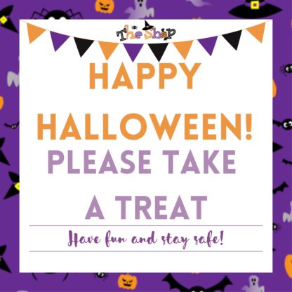 Halloween Treat Box Inside sticker