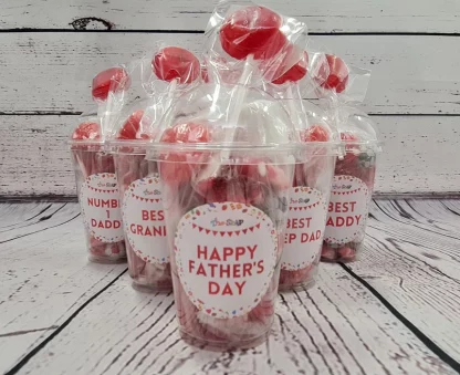 Father's Day Red Sweet Cups