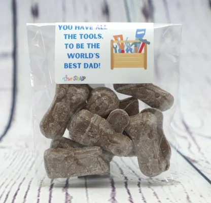 For the Dad that thinks he has all the tools! They may not be terribly useful for putting up a shelf or fixing the car, but our chocolate tools are super useful when you need a bit of cheering up (when a shelf falls down for example?) 🤣