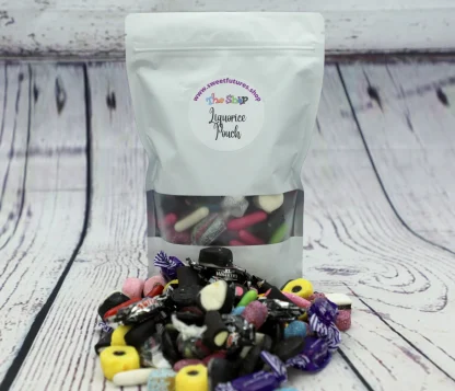 If you love Liquorice, you're going to love our Liquorice Pouch. Packed full of our best selling Liquorice, this re-sealable pouch will keep you munching for ages!