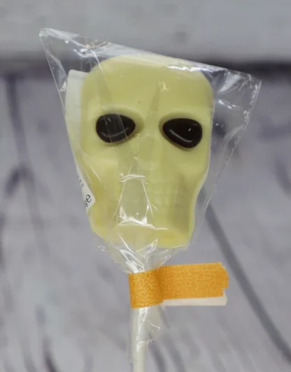 Halloween Chocolate Lollies Skull
