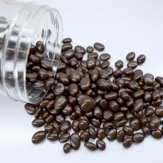 Delicious dark chocolate covered raisins