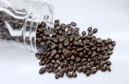 Delicious dark chocolate covered raisins
