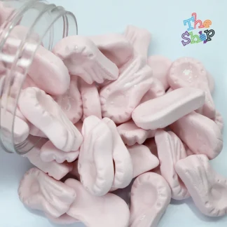 Giant foam shrimps traditional sweet