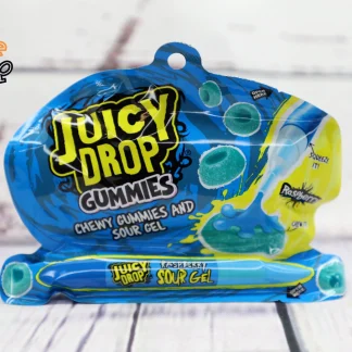 Squeeze & Chew Gummies with Sour Gel Pen in Blue Razz & Strawberry flavours