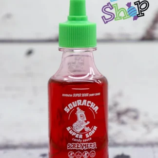 Bottle of Souracha Super Sour Sauce