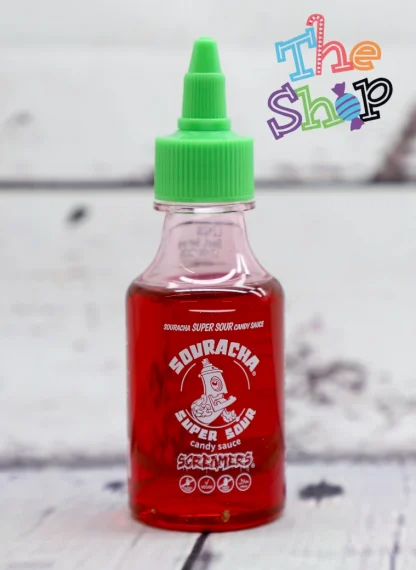 Bottle of Souracha Super Sour Sauce